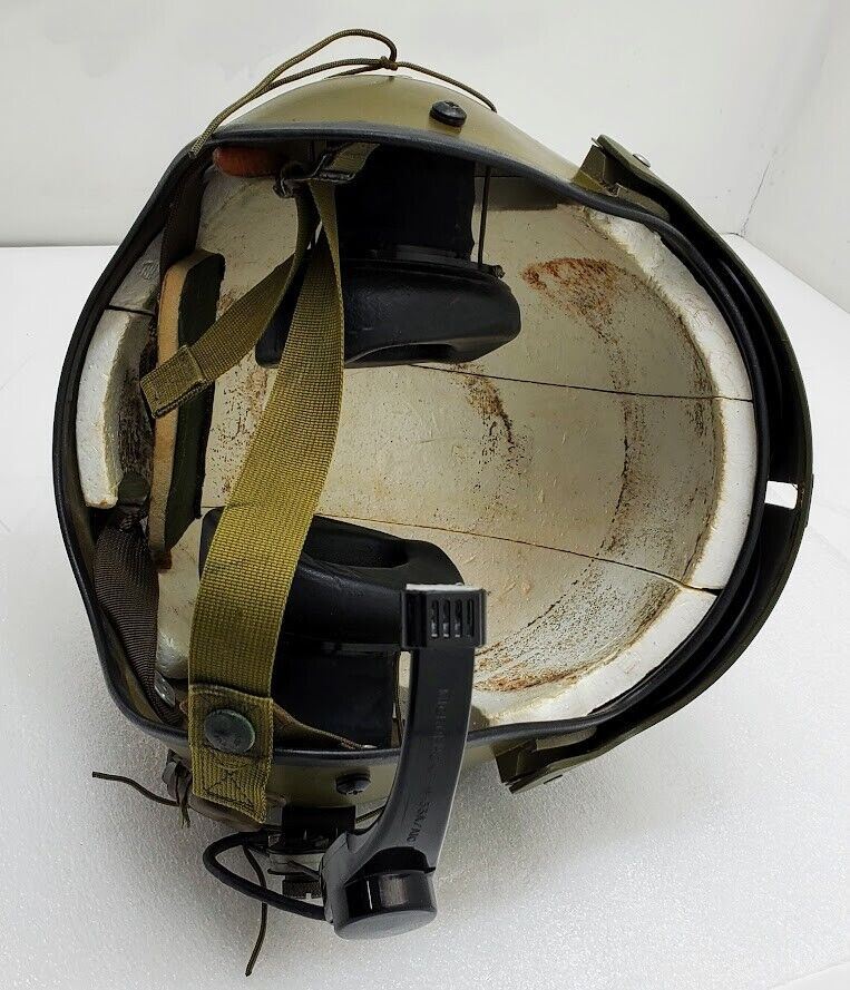 1968 USGI Gentex APH-5 Vietnam War Military Chopper Flight Helmet 8415-782-3037