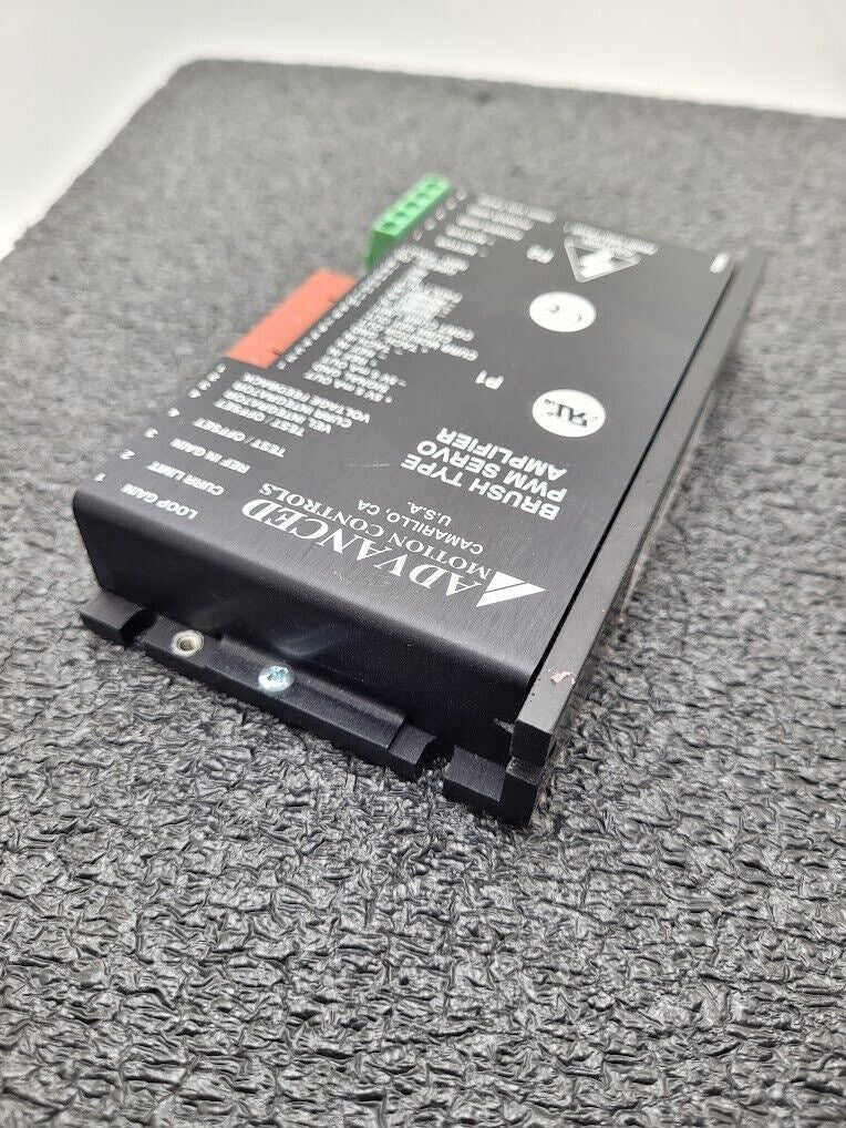 Advanced Motion Controls Brush Type PWM Servo Amplifier 12A8E 19304-0186