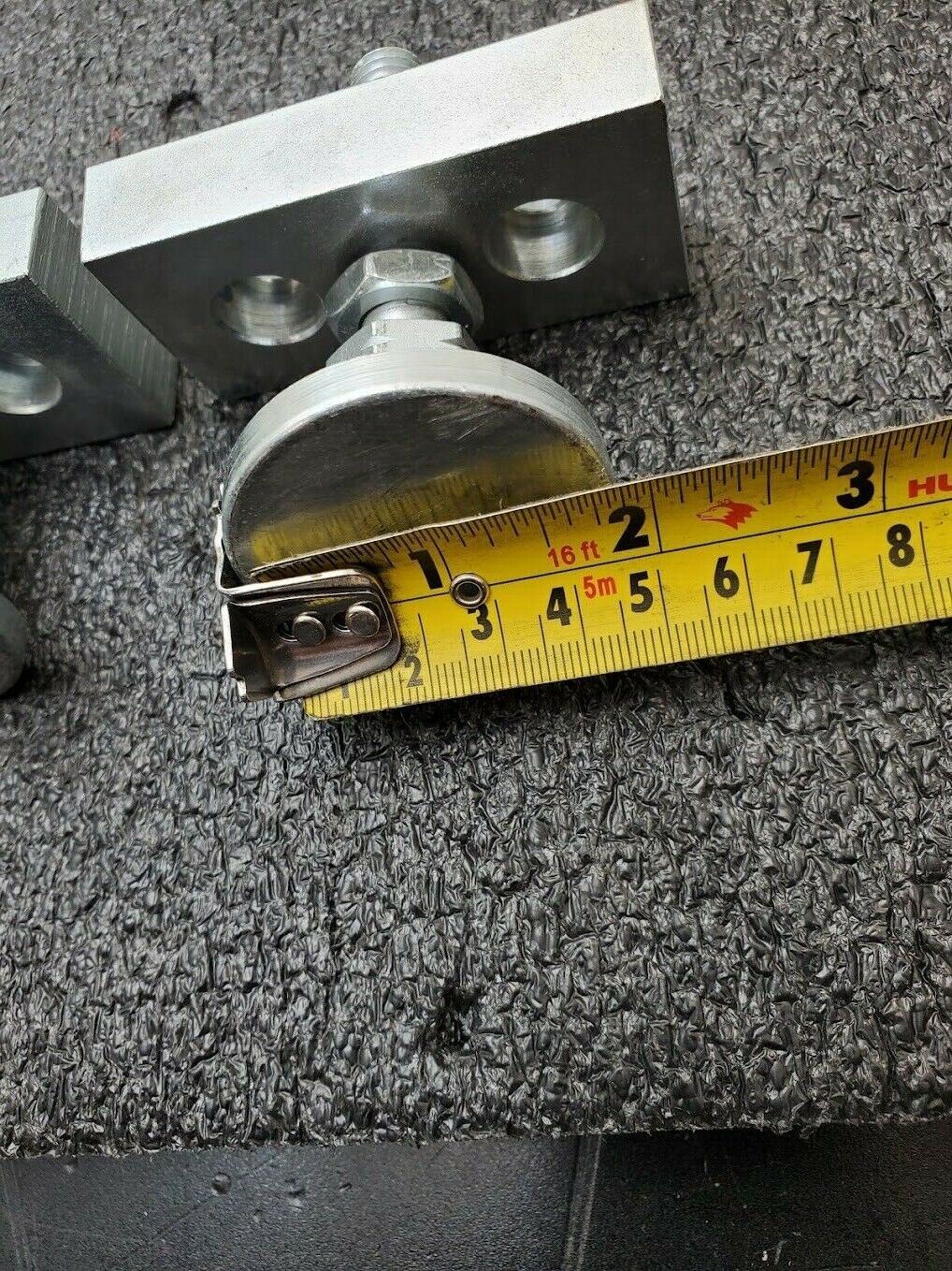 Steel Lockable Adjustable Leveling Custom Machine 2" Feet 1" Adjustment Lot of 4