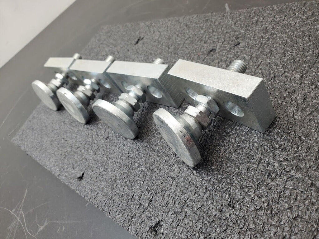 Steel Lockable Adjustable Leveling Custom Machine 2" Feet 1" Adjustment Lot of 4