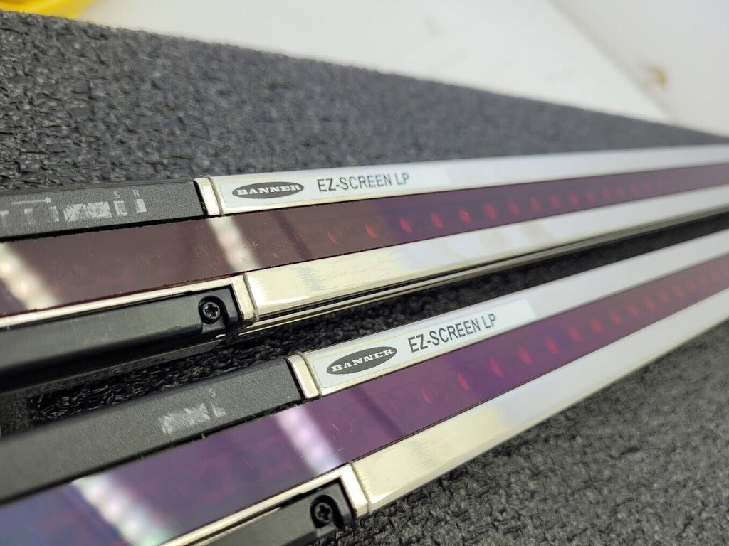 Banner SLPE25-550NP8 SLPR25-550NP8 Light Curtain Kit 550mm Long 0.1-7m Range 24V