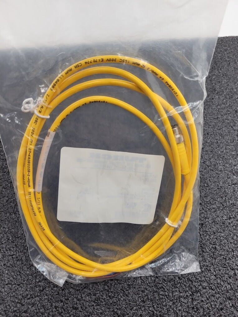 Turck Pico Fast PSG 3M-2 M8 Male 3 Pin Pigtail Breakout Cordset