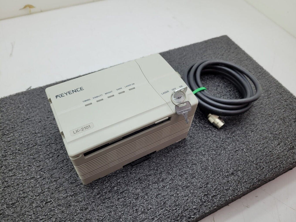 Keyence LK-2101 CCD Laser Displacement Sensor Controller 24VDC with Cable