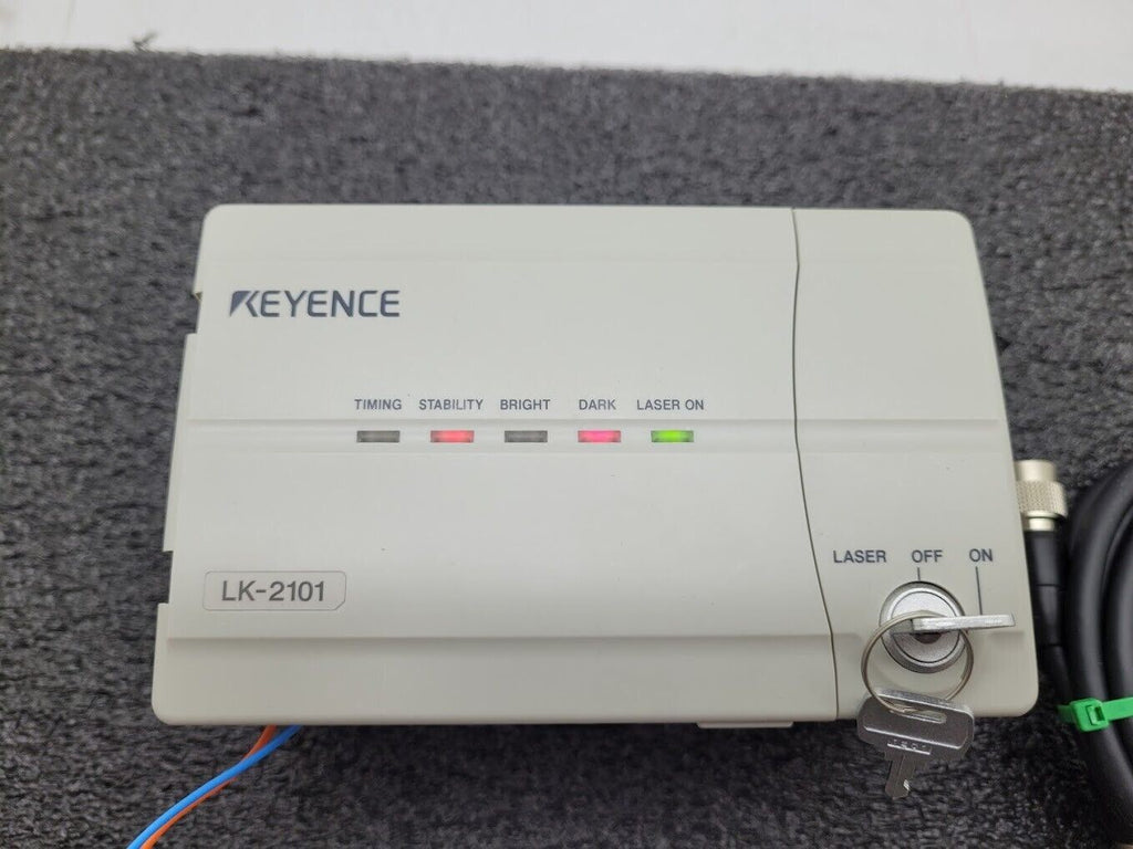 Keyence LK-2101 CCD Laser Displacement Sensor Controller 24VDC with Cable