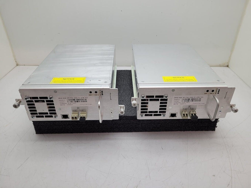 2x Quantum/HP LTO6 FC TAPE DRIVE 8Gb for I500/I2000/I6000 8-00976-01