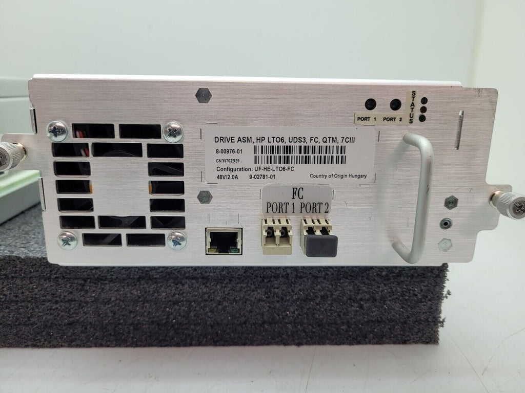2x Quantum/HP LTO6 FC TAPE DRIVE 8Gb for I500/I2000/I6000 8-00976-01