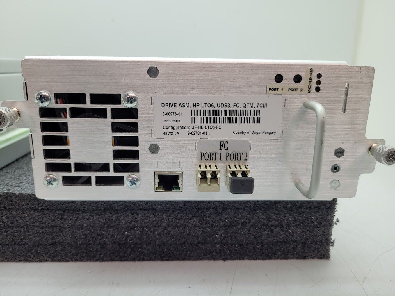 2x Quantum/HP LTO6 FC TAPE DRIVE 8Gb for I500/I2000/I6000 8-00976-01