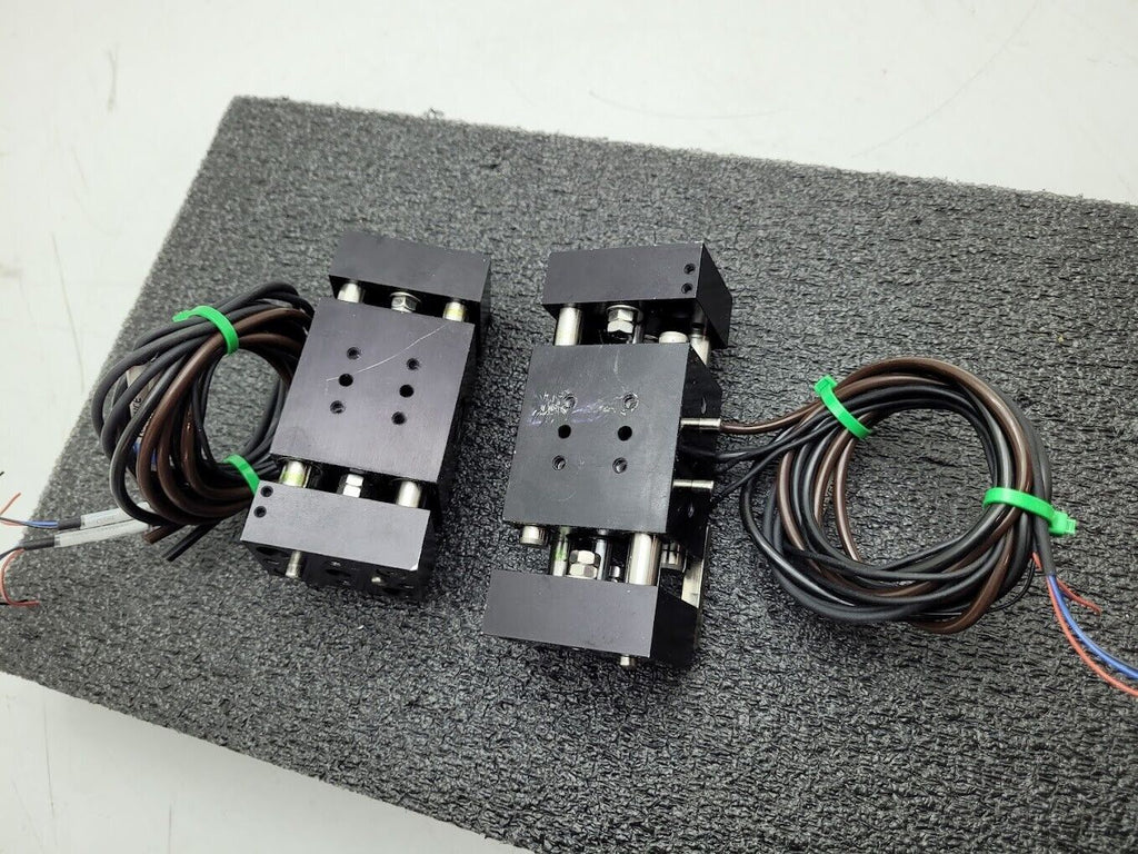 Lot of 2 Robohand RPW-375M-1 Heavy Duty Pneumatic Parallel Gripper + Sensors