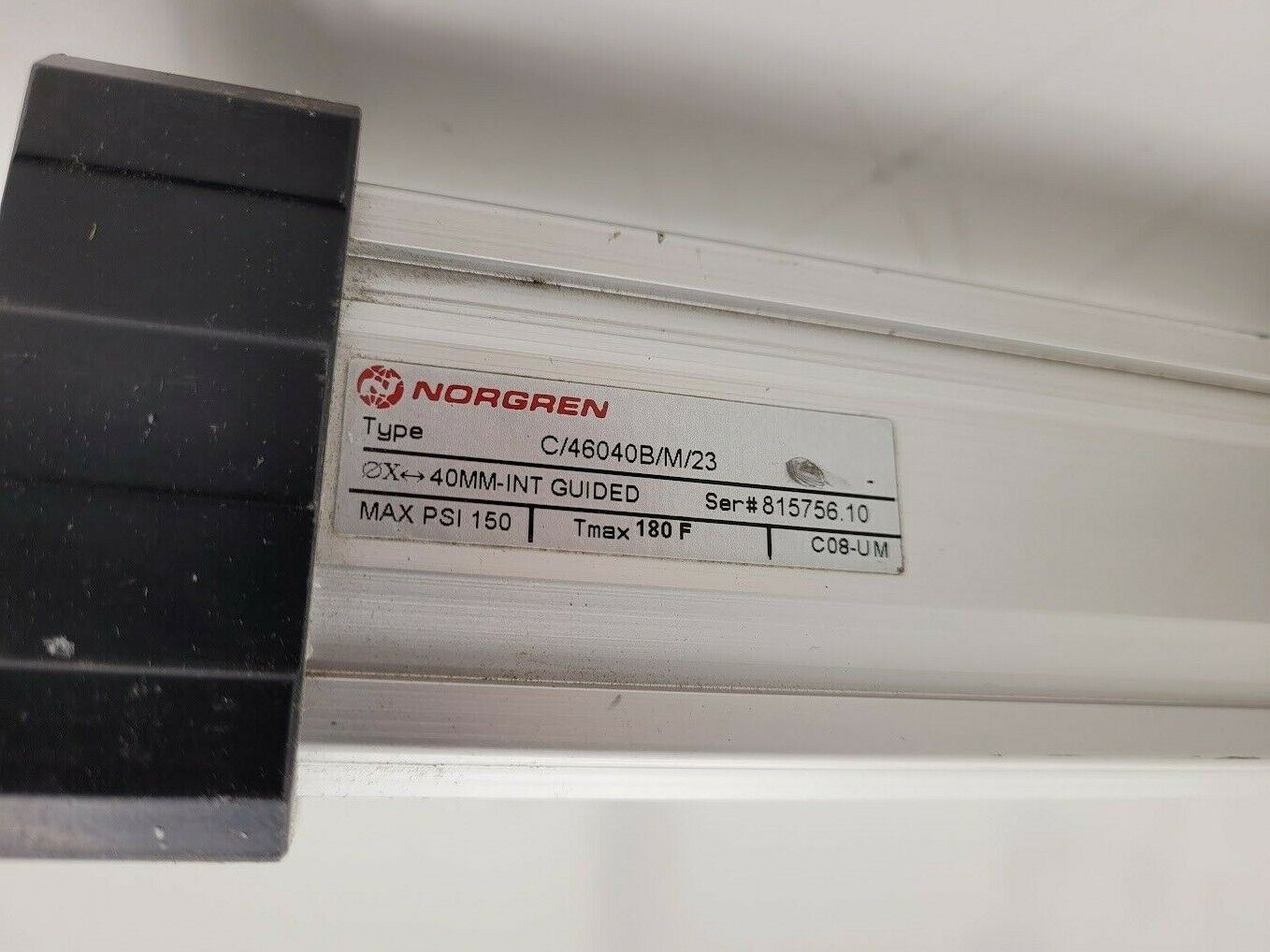 Norgren Lintra Magnetic Piston Internally Linear Guided Pneumatic C/46040B/M/23