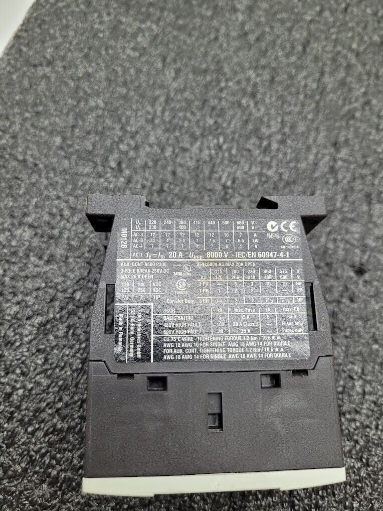 Eaton DIL M12-10 24V Coil AC OR DC Contactor 4 Pole XTCE012B10 DIN Rail 12A