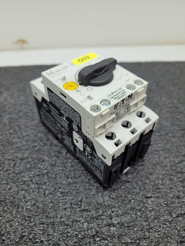 Eaton Moeller PKZM0-6.3 Thermal Magnetic Circuit Breaker 4-6.3A 600V DIN Rail