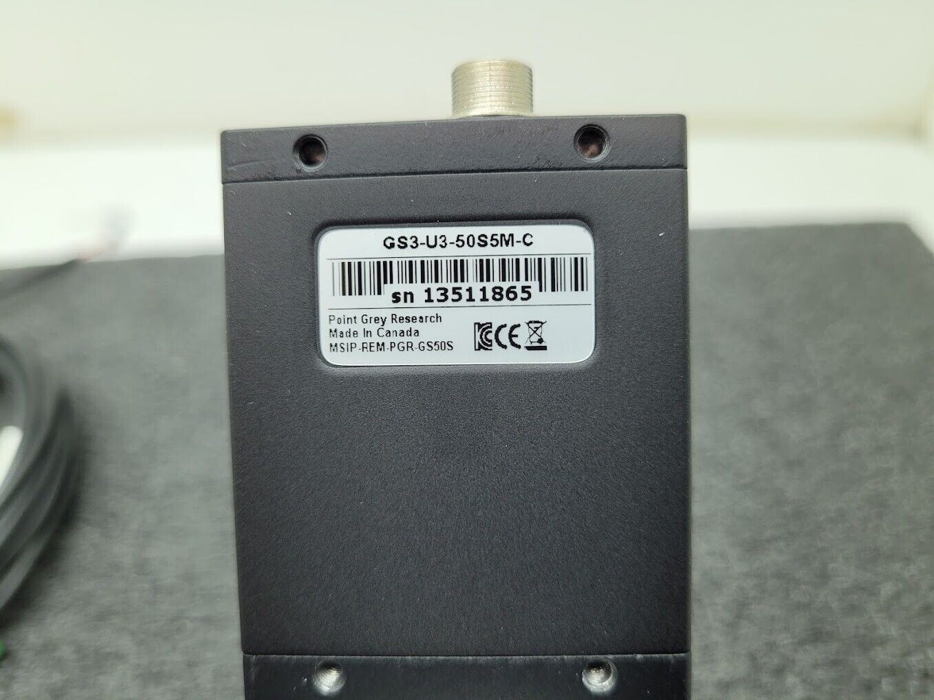 PointGrey GS3-U3-50S5M-C Industrial Camera Fujinon Lens CSS Red LED Illuminator
