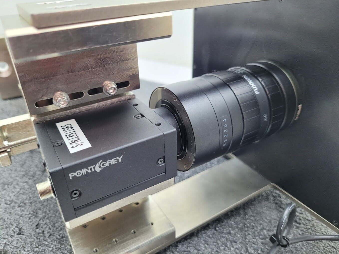 PointGrey GS3-U3-50S5M-C Industrial Camera Fujinon Lens CSS Red LED Illuminator