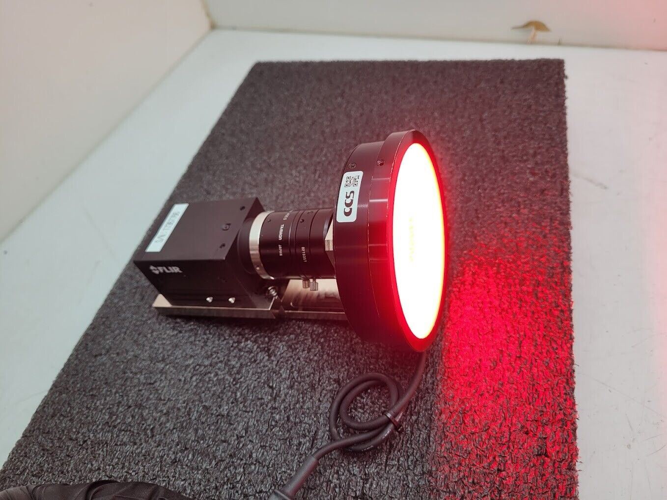 FLIR GS3-U3-28S5M-C Industrial Camera Tamron Lens CSS Red LED Illuminator