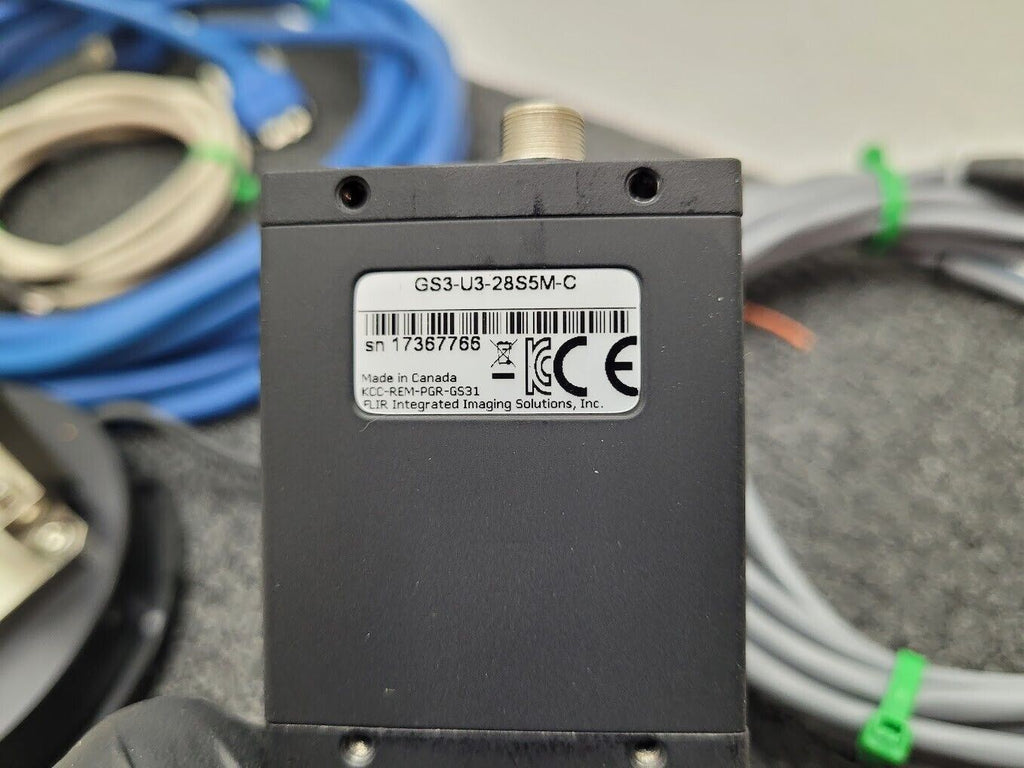 FLIR GS3-U3-28S5M-C Industrial Camera Tamron Lens CSS Red LED Illuminator