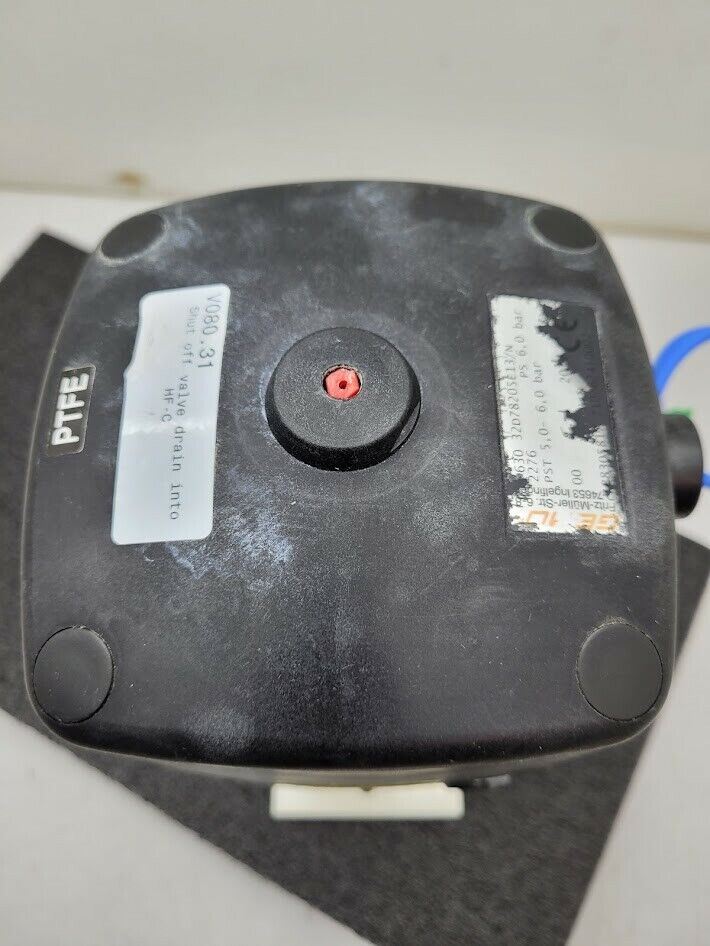 Gemu DN32 Diaphragm Shutoff Valve Air Open Spring Close PTFE 630 32D78205E13 B