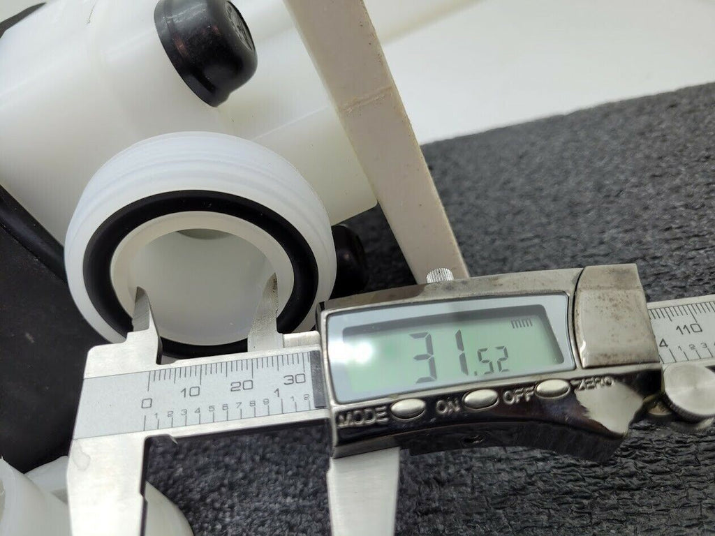 Gemu DN32 Diaphragm Shutoff Valve Air Open Spring Close PTFE 630 32D78205E13 B