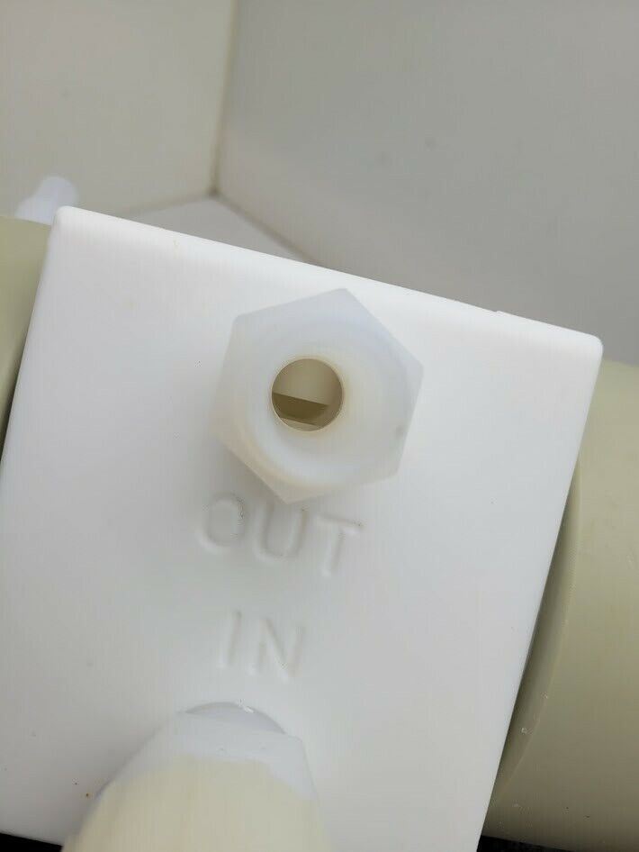 White Knight PL60 High-Purity Chemical Bellows Air Shuttle Driven Pump PTFE/PFA