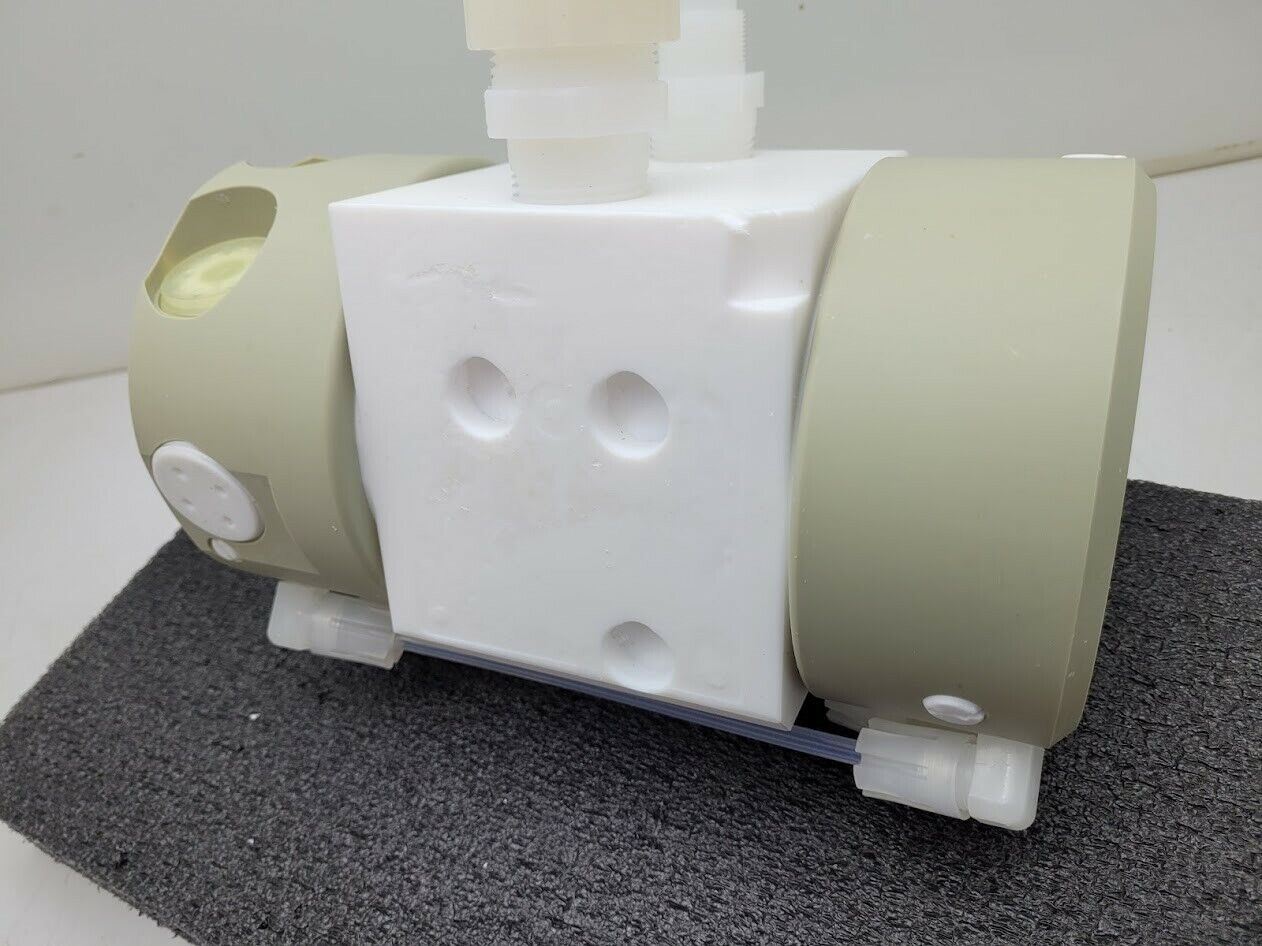 White Knight PL60 High-Purity Chemical Bellows Air Shuttle Driven Pump PTFE/PFA