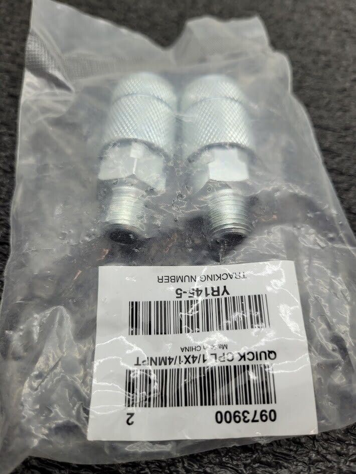 Quick Coupler 1/4 x 1/4 MNPT Automotive Tru-Flate Heavy Duty Quick Disconnect QD