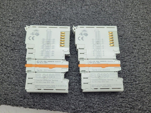 Beckhoff EL9188 & EL9189 Potential Distribution Terminal Set Working Pull