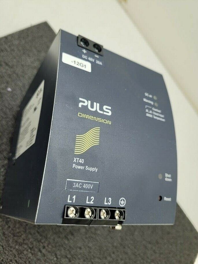 PULS Dimension XT40 Power Supply DIN Rail Mount XT40.481 3PH 400V to 48VDC 20A