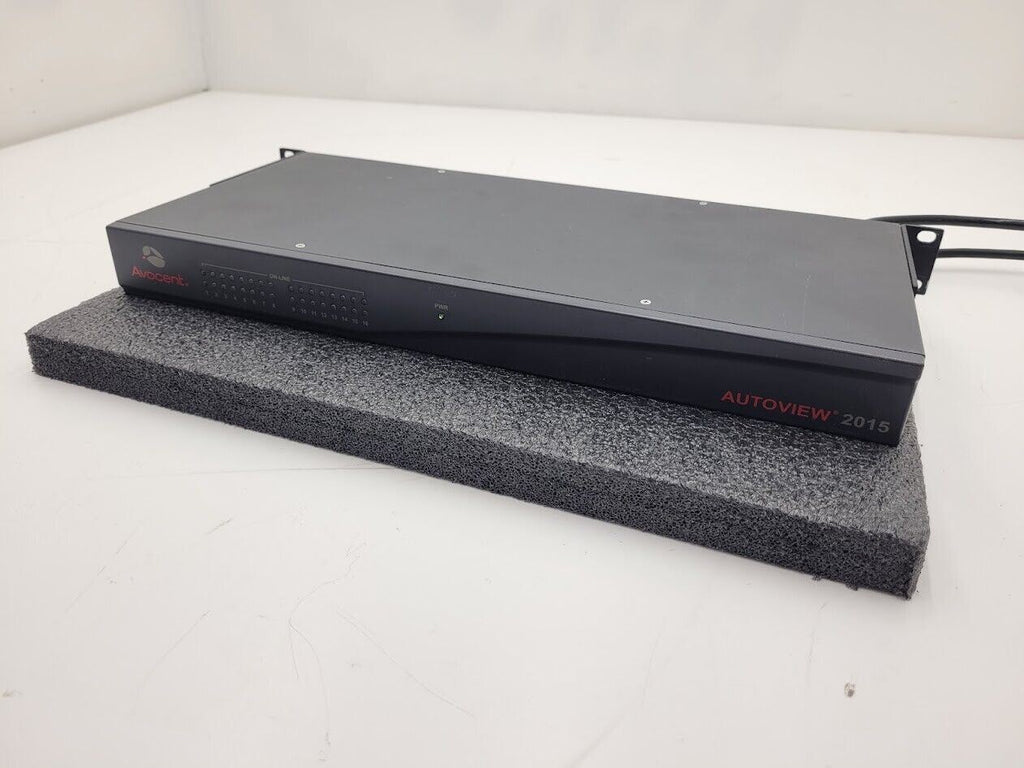 Avocent Autoview AV2015 16 Port 2 User KVM Switch 520-469-502 With Ears Power On