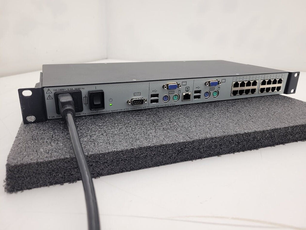 Avocent Autoview AV2015 16 Port 2 User KVM Switch 520-469-502 With Ears Power On