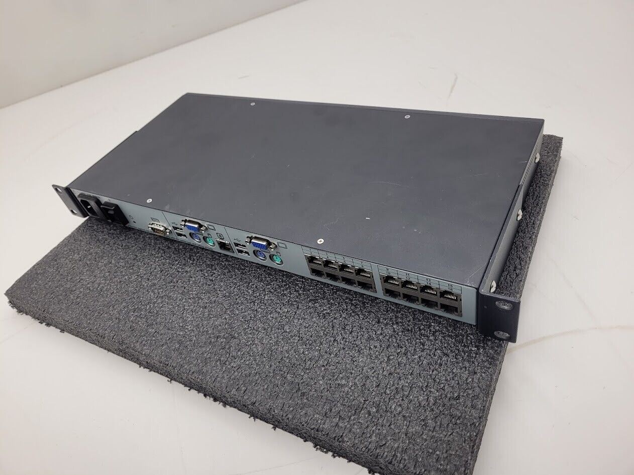 Avocent Autoview AV2015 16 Port 2 User KVM Switch 520-469-502 With Ears Power On
