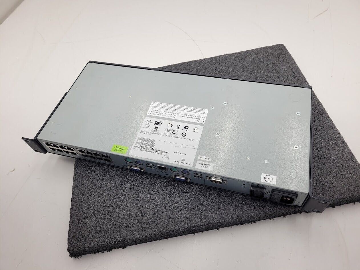 Avocent Autoview AV2015 16 Port 2 User KVM Switch 520-469-502 With Ears Power On