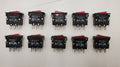 Lot of 10 TE Potter & Brumfield W51-A121B1-10 Thermal Circuit Breaker 10A 125VAC