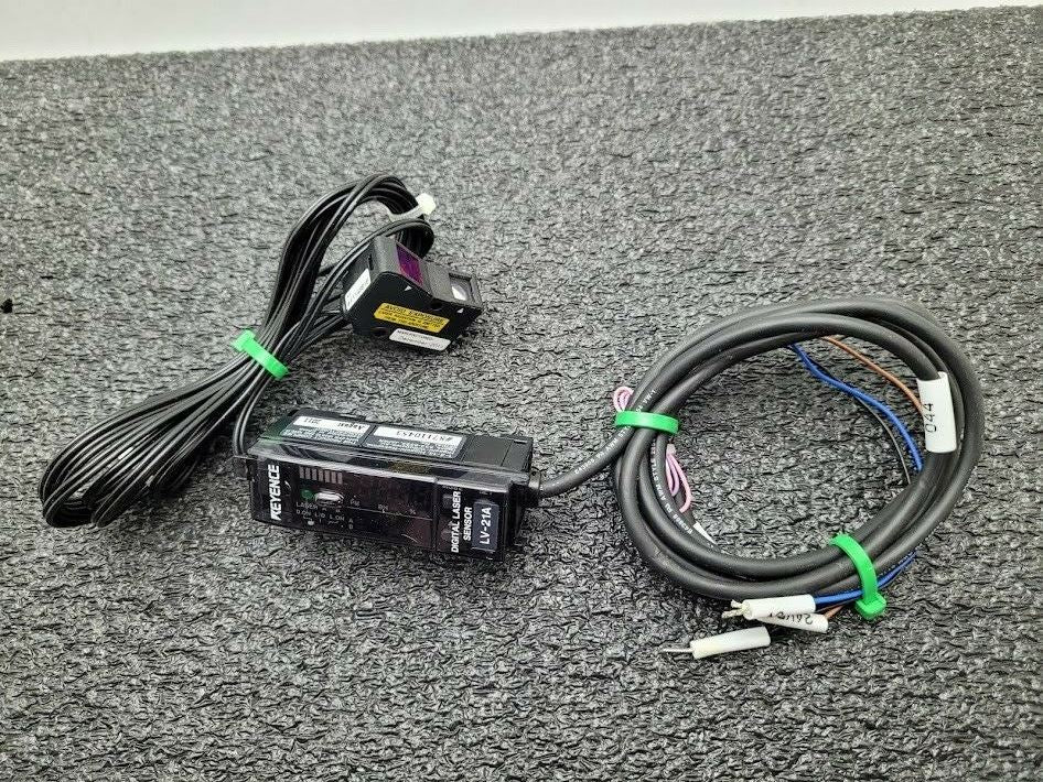 Keyence LV-21A Digital Laser Sensor + LV-H37 Reflective Sensor Tested Working
