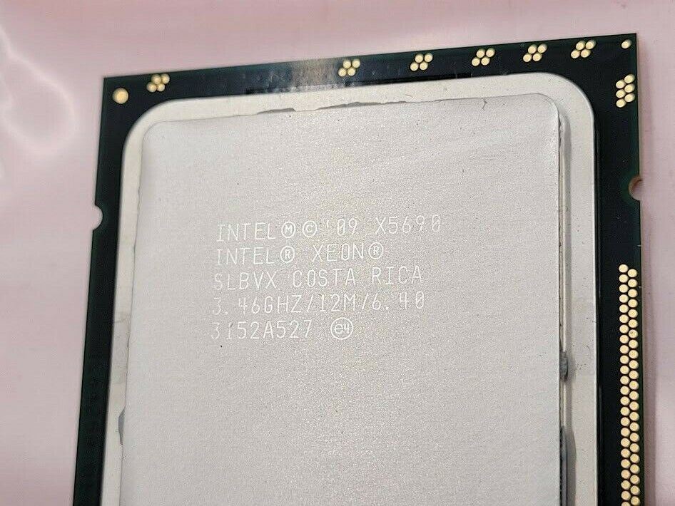 PAIR of 2 Intel Xeon X5690 3.46GHz Six Core Processor LGA1366 Dual-way CPU