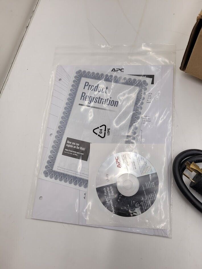 APC AP7752 Rack ATS Automatic Transfer Switch PDU 1U L5-20 20A 120v 10x 5-20R