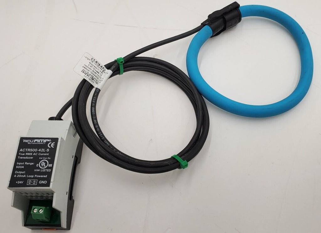 Automation Direct ACUAMP ACTR500-42L-S 500A Split Ring AC RMS Current Transducer