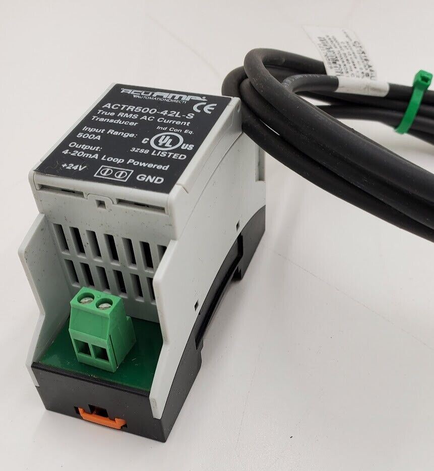 Automation Direct ACUAMP ACTR500-42L-S 500A Split Ring AC RMS Current Transducer