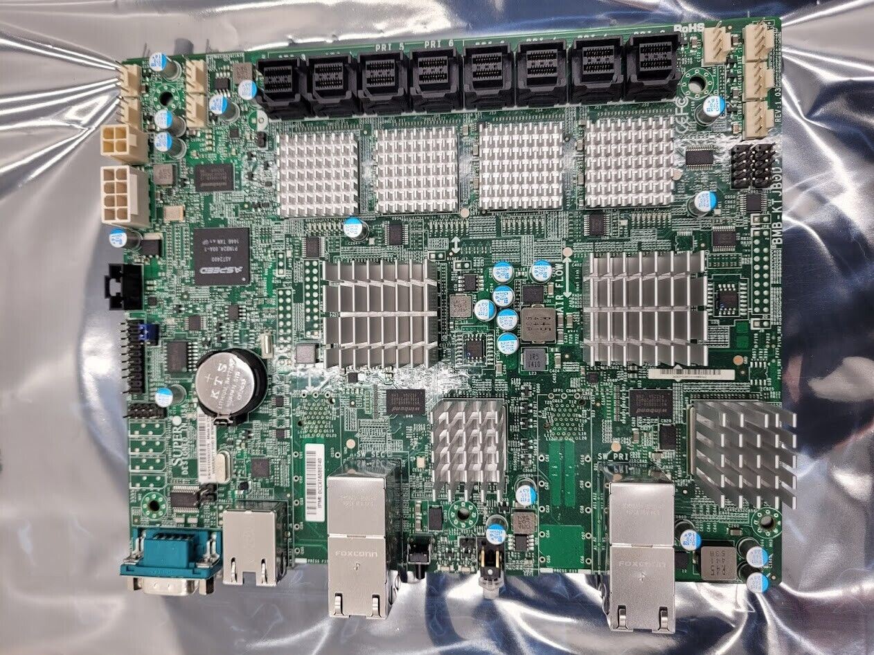 SuperMicro SuperStorage SSG-K1048-RT BMB-KTJBOD-CB1 Board, Power Supply, Cables