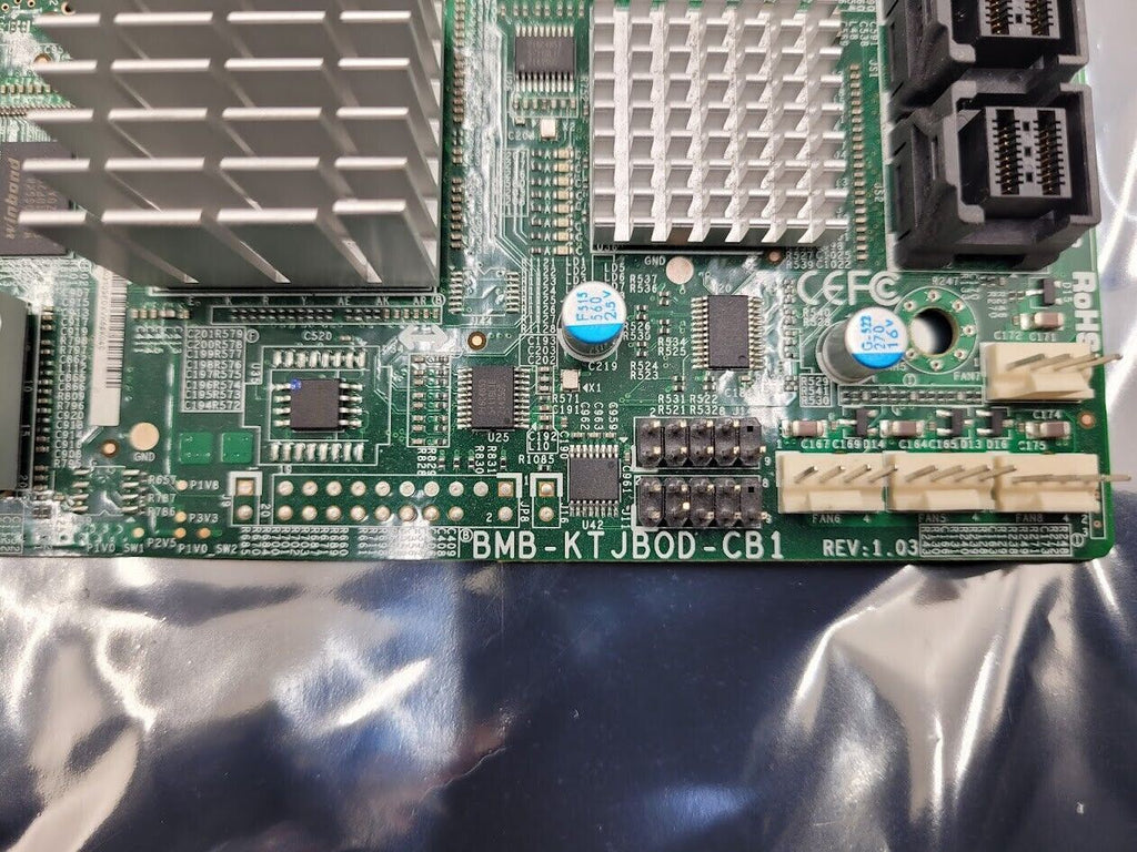 SuperMicro SuperStorage SSG-K1048-RT BMB-KTJBOD-CB1 Board, Power Supply, Cables