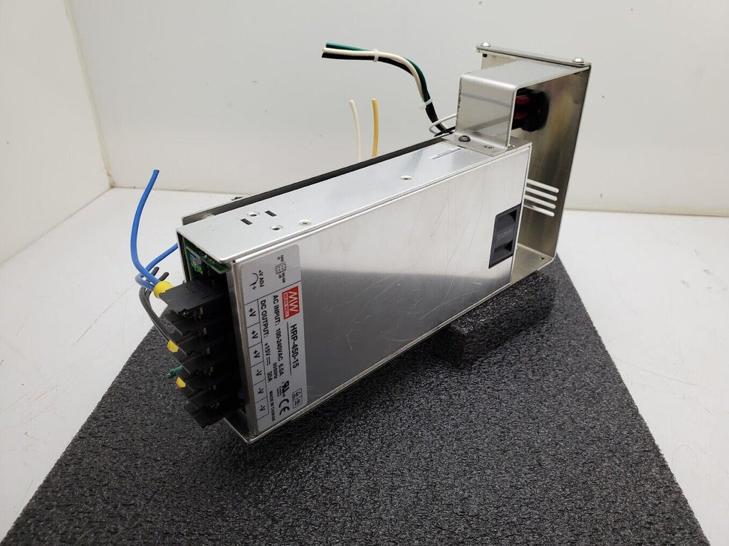 Meanwell HRP-450-15 and EPS-45-12-C DC Power Supply +15 Vdc 30 A +12V 3.75A Pair