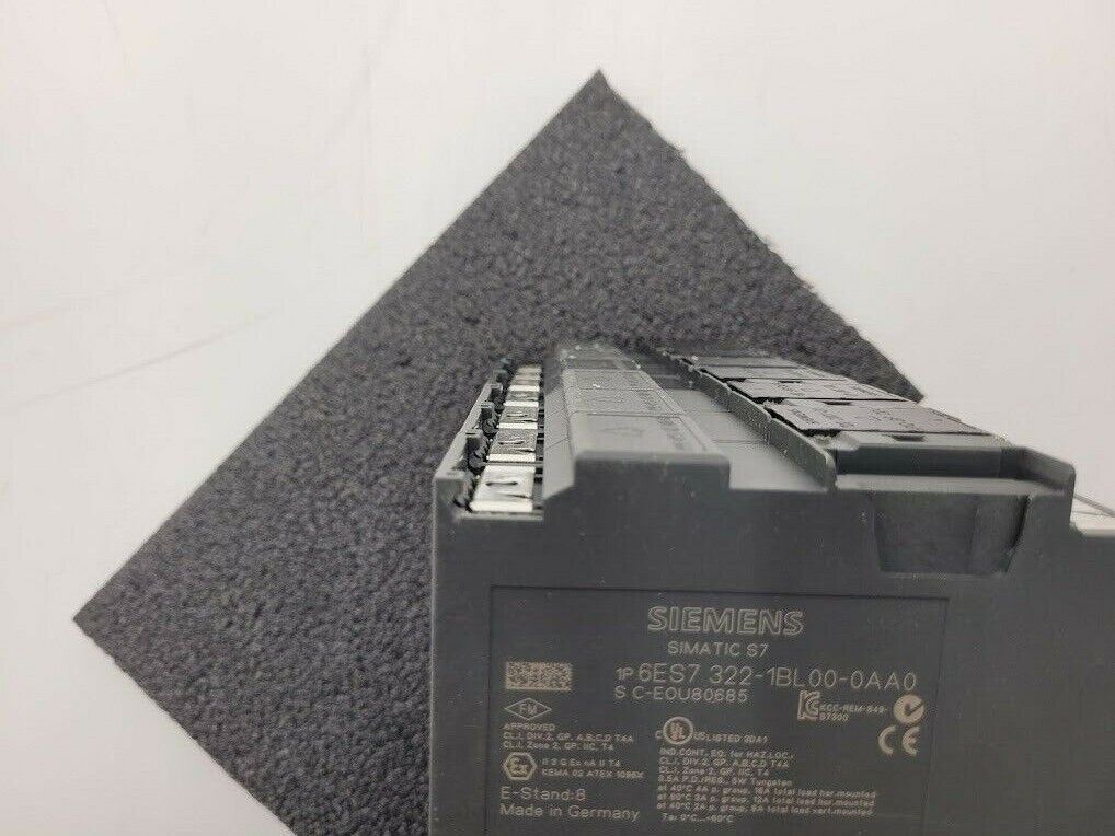 Lot of 7 Siemens Simatic S7 6ES7 6ES7 322-1BL00-0AA0 PLC SM 322 32DO 24V 0.5A DC