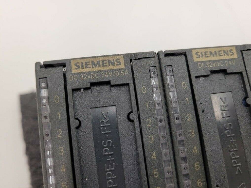 Lot of 7 Siemens Simatic S7 6ES7 6ES7 322-1BL00-0AA0 PLC SM 322 32DO 24V 0.5A DC