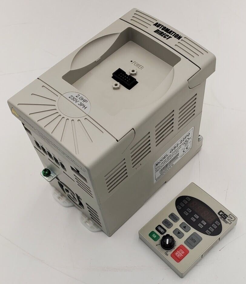 AUTOMATION DIRECT GS2-22P0 AC Micro Drive 230V 1PH In, 3PH Out, 0.1-400Hz, 2.0HP
