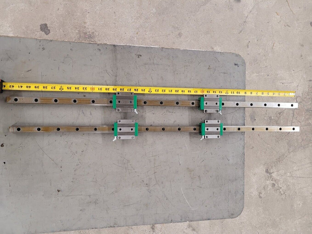 INA Linear Bearing Slide Guide KWVE25BG3V1 1000mm 2 Rails 4 Blocks w/ zerk