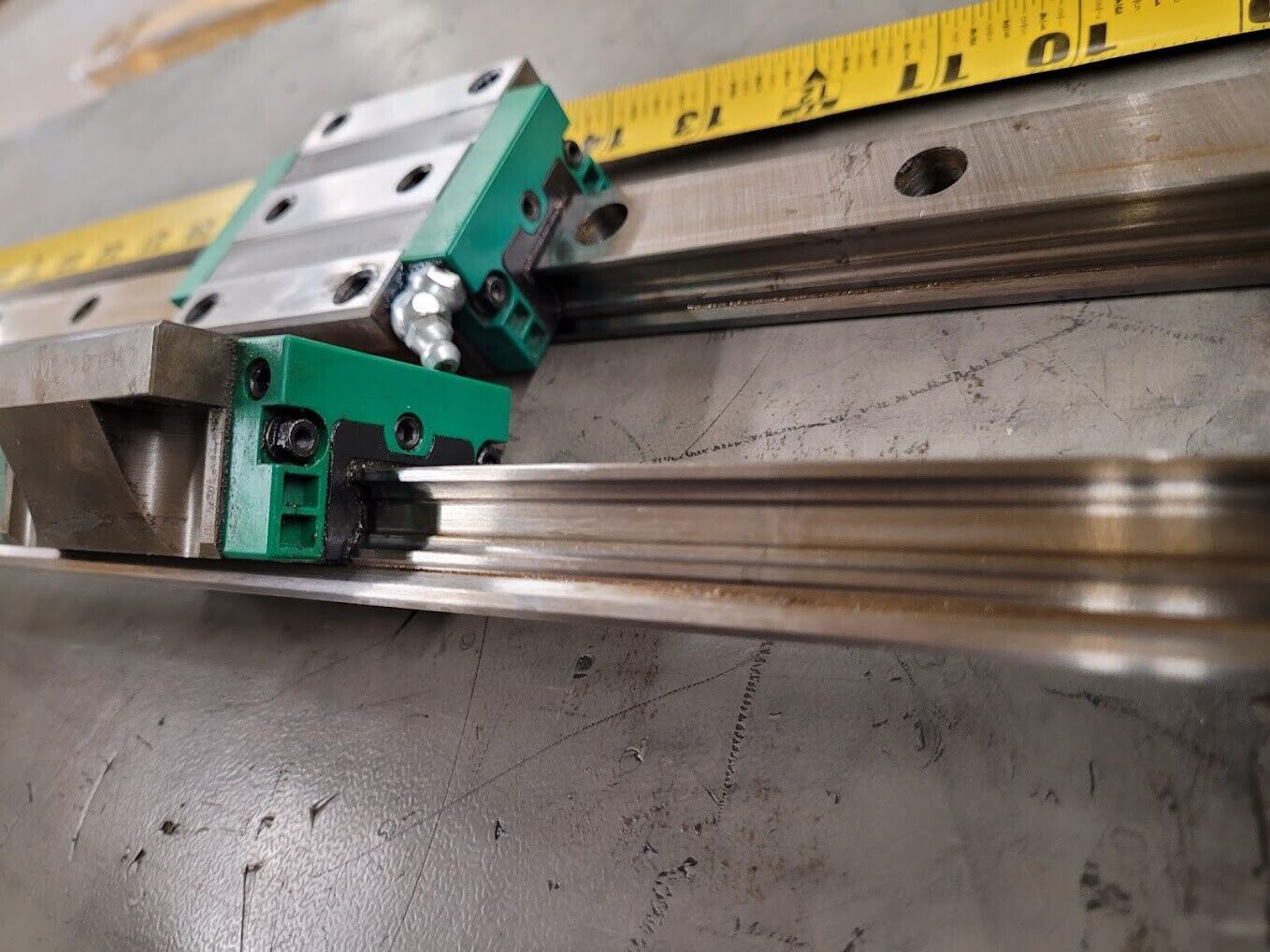 INA Linear Bearing Slide Guide KWVE25BG3V1 1000mm 2 Rails 4 Blocks w/ zerk