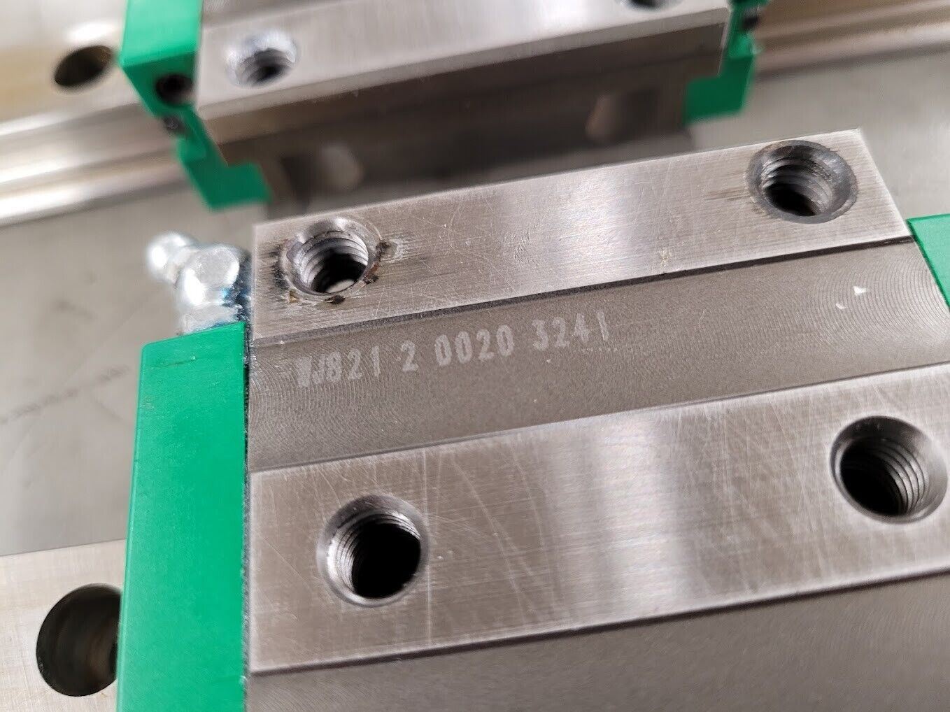 INA Linear Bearing Slide Guide KWVE25BG3V1 1000mm 2 Rails 4 Blocks w/ zerk