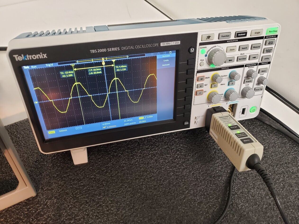 Tektronix TCP0030A AC/DC Current Probe 120MHz 5A/30A DC TekVPI Tested