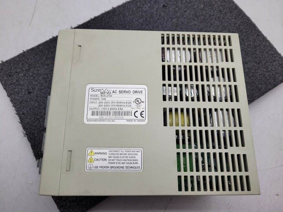 Sure Servo SVA-2100 Automation Direct AC 0-200Hz Drive 1 kW 230VAC 1PH or 3PH