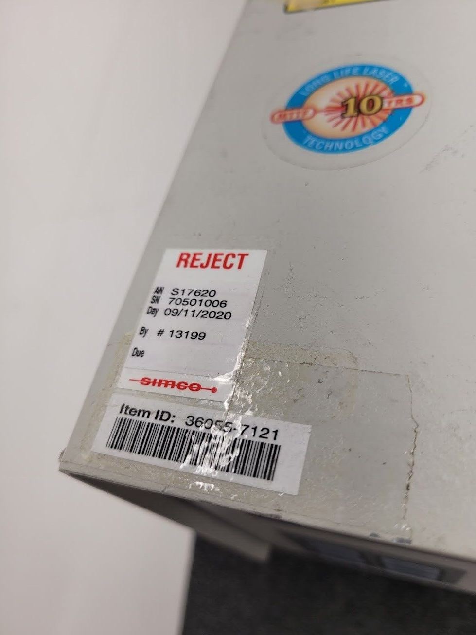 MET ONE A2400 LL Laser Particle Counter 2087126-01 0.3μm 1CFM Powers On, Counts