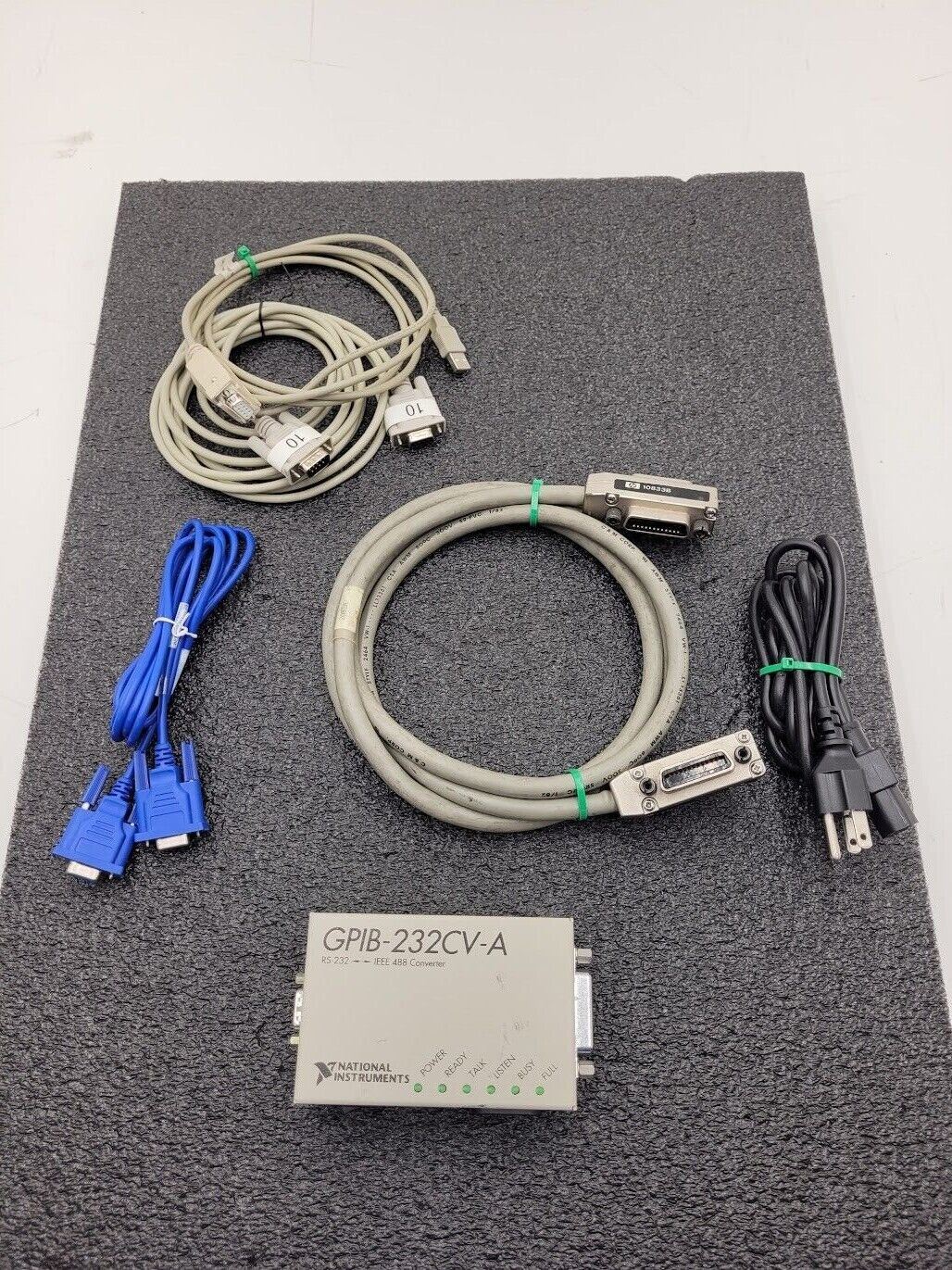National Instruments NI GPIB-232CV-A RS232 to IEEE 488 Converter w/ Cables