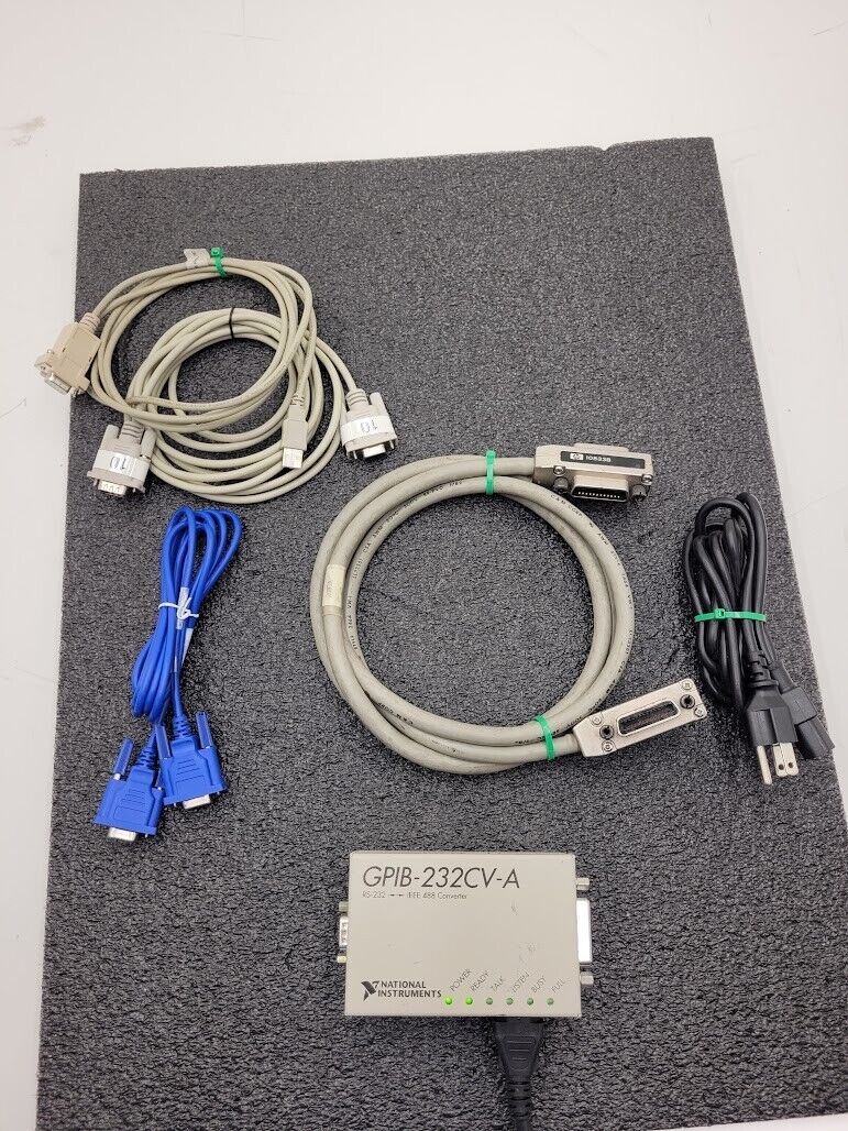 National Instruments NI GPIB-232CV-A RS232 to IEEE 488 Converter w/ Cables